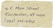 16 E. Main Street
Rochester, NY 14614
(585) 232-6710